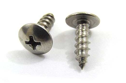 Bolt Dropper #8 x 1/2" Stainless Truss Head Phillips Wood Screw (100 Piece) 18-8 (304) Stainless Steel Screws - ssd Screws