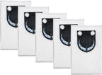 3931A 3931 Vacuum Dust Bags Wet/Dry Vacuum Cleaner/Dust Collector VAC013 White (Pack of 5)