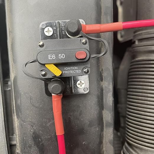 E69 20 Amp Circuit Breaker T3 Manual Reset UL Certified Waterproof IP66 Protection Mini Surface Mount IP66 20A Switchable