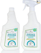 Juniper, Surface Cleaner With Bleach, All-Purpose Cleaner for Bathroom, Kitchen, Toilet, 25 Fl. Oz Trigger Spray Bottle, (Pack of 6), Total 150 Ounce