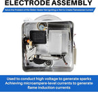 232258 RV Water Heater 2-Prong Electrode Assembly for Suburban water heaters SW Series SW-4/6/10/12/16-D/DE/DEC/DEL/DELC/DEM/DRA/DERA/DFA/DEFA DSI Electrode Probe Igniter