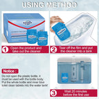 KIISIISO Toilet Bowl Cleaners 6 Bottles, Automatic Long-Lasting Toilet Bowl Cleaner Tablets in Bottle,for About 6 Months' Supply, Blue