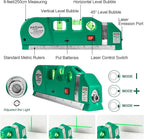 Level Tool Laser Level Leveler tool Cross Line Vertical and Horizontal Line with USB Rechargeable for Picture Hanging cabinets Tile Walls by AikTryee.
