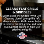 Combo Kit Flat Top Grill Griddle Surface Cleaner, 4-Pack Griddle-Whiz plus Griddles Scraper plus Pumice Stone for Tough Grease & Food Buildups for Griddles & Flat Top Grills