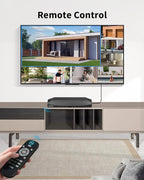 《130° Wide Angle & 2-Way Audio》Outdoor Wired Security Camera System, Black 8.0MP IP Cameras,Home Video Surveillance