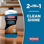 Weiman Hardwood Floor Cleaner Gallon and Refillable Squeeze Bottle - Finished Wood Surfaces
