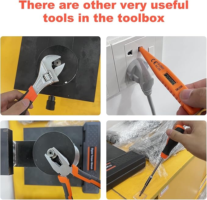 Tool Kit for Home,12V Cordless Power Drill Combo Home Tool Set-Portable Basic General Household Toolbox for Men Women,It also includes common tools such as hammers, wrenches and screwdrivers