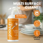 Hypochlorous Acid Cleaner | HOCl 500 PPM | Multi-Surface Cleaner for Home, Gym, Office, Pets & Commercial Use | 32 fl oz