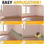 GSCIT Club Wood Grain Repair Tape, 2.4 inch X 15ft Self Adhesive Silver Walnut Grain Repair Patch for Tables, Chairs, Baseboards, Doors, Windows, Floors, Handicraft DIY.