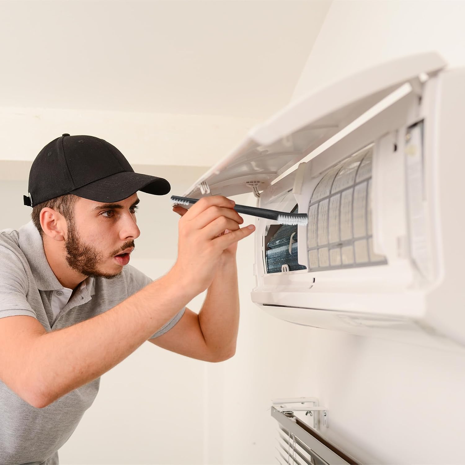 30Pcs Nylon Cleaning Brush, Double-Ended Brushes for Cleaning, Sturdy Durable Nylon Clean Rod, Universal Clean Brush for Small Spaces, Tubes, Jewelry, Shoes Washing