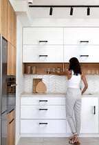 10 Pack Matte Black Cabinet Pulls 3.75 Inch(96mm) Kitchen Cabinet Handles Cabinet Hardware for Drawer Pulls