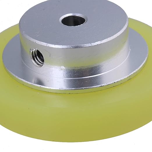 CNBTR 50x6mm Aluminum Silicone Industrial Encoder Wheel Meter Measuring Wheel for Rotary Encoder