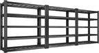 REIBII 3010LBS Storage Shelves 72" H Garage Shelving Heavy Duty Metal Shelving 5 Tier Adjustable Metal Shelves for Storage for Kitchen Pantry Warehouse Basement 72" H x 35.5" W x 16" D, 3 Pack