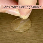 Double Sided Adhesive Putty with Pull Tabs, 350 Clear Dots 0.79 Removable Sticky Tack, Waterproof Poster Putty Glue Dot for Party Decoration Picture