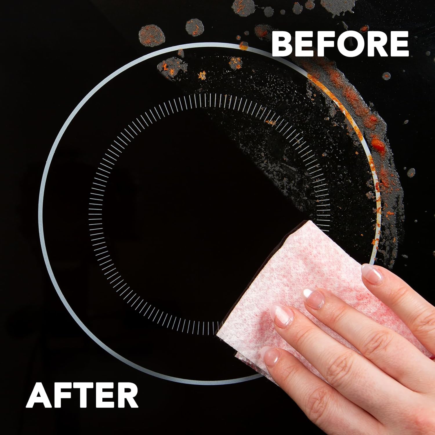 Weiman Glass Cooktop and Microwave Wipes - 2 Pack - Cleaner for Daily Use Professional Home Kitchen Cooktop Cleaner and Polish Use on Induction Ceramic Gas Portable Electric - 60 Wipes Total