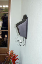 Special Lite Contemporary Horizontal Wall Mount Mailbox - Black Aluminum Mailbox for Wall Mount - SHC-1002-BLK