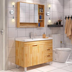 2 Lights Bathroom Vanity Wall Sconce Modern Industrial Wall Lamp Pole Wall Mount Lighting Fixture（Chrome Color）