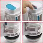 T Tulead Toilet Dual Flush Valve Toilet Repair Parts 11.4-Inch Height, for Two-Piece Toilet