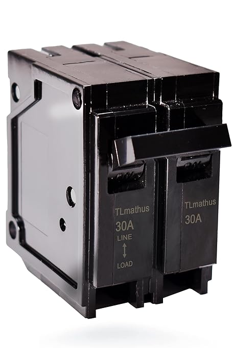 Q230 30-Amp Double Pole Type QP Circuit Breaker Plug-in Mount Standard MCB Thermal Magnetic Protection, 10KA 120/240V, Compatible with Siemens PL and ES Series Load Centers(2P 30A)