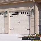 Darkaway Large Outdoor Porch Lights Wall Mount, 15inch Outside Light Fixtures Sconces Wall Lighting with Water Ripple Glass Waterproof Exterior Lights for Patio Yard House Hallway Doorway Garage