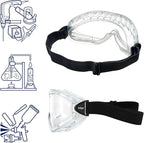 Dräger X-pect 4400 Safety Goggles | Anti-Fog & Anti-Scratch Goggles with Chemical Resistance | 5pcs