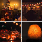 Abeja Flicker Flame Light Bulbs C7 Clear Flame Shape Candelabra Bulbs Fits C7 / E12 Base String Lights, Candelabra Lights, 25Pack