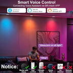 Smart Recessed Lighting 6 Inch RGBCW Color Changing 16W LED Recessed Ceiling Light with Junction Box,1350LM Canless LED Downlight Compatible with Alexa,Dimmable by Bluetooth Control -6 Pack