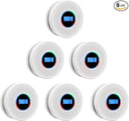 Smoke Detector Carbon Monoxide Detector Combo with Digital Display and Sound Light Alarm, 2-in-1 Smoke & CO Alarm with Battery Operated for Home, Travel or RV