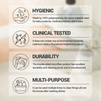 DEARCUS Gray One Day Scrubber - No Odor Dishcloths for Washing Utensils, Cookware, & Cooktop – Multipurpose Embossed & Lint Free PP Cleaning Cloths - for One Day Use, 2 Pack 200 Sheets