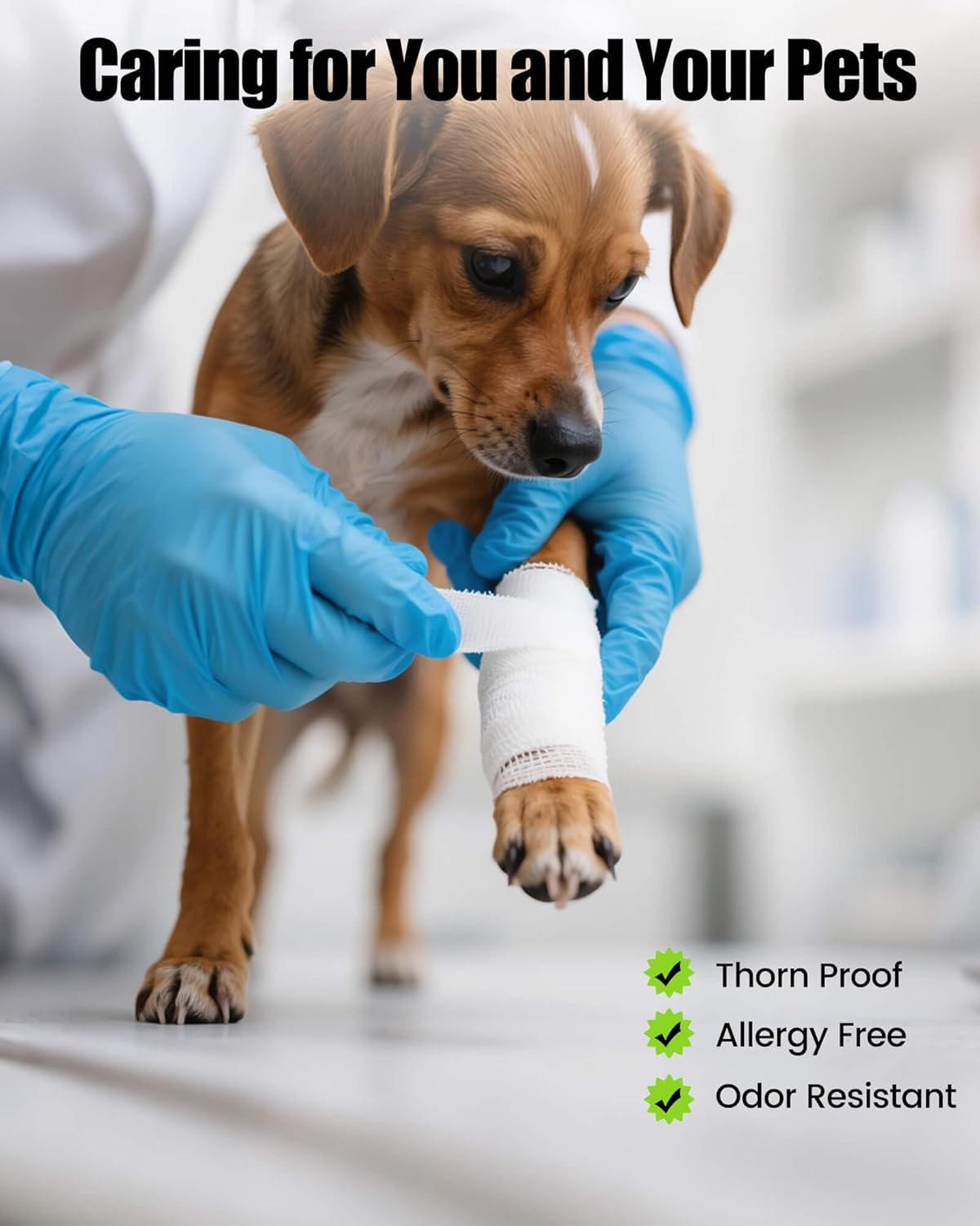 TREEGO 6 Mil Nitrile Gloves – Medical Grade Heavy Duty Disposable Gloves, Latex & Powder Free, Chemical Resistant