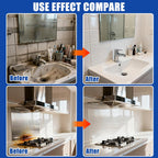 2pcs 120ml Bathroom Descaler Foam Cleaner Spray,2026 Upgrade Bathroom Foam Cleaner Spray,Multipurpose Stubborn Stains Cleaner for Walls,Toilet,Glass Sink