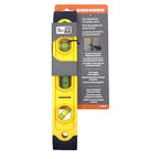 Swanson Tool TL021M 9 In. Speedlite Magnetic Torpedo Level with Rubber End Caps, yellow