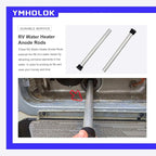 2PC RV Water Heater Anode Rods, 9.25" x 3/4" NPT Magnesium Anode Rod Fit for RV Water Heater, for Suburban & Mor-Flo Camper RV Water Heater