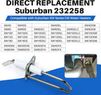 232258 RV Water Heater 2-Prong Electrode Assembly for Suburban water heaters SW Series SW-4/6/10/12/16-D/DE/DEC/DEL/DELC/DEM/DRA/DERA/DFA/DEFA DSI Electrode Probe Igniter