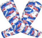 Men Women Anti-Slip Cooling Arm Sleeves Comfortable Sunshade for Summer Sports