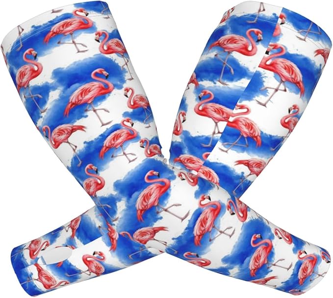 Men Women Anti-Slip Cooling Arm Sleeves Comfortable Sunshade for Summer Sports