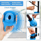 Saillong 2 Set Toilet Float Replacement Kit with 3 Inch Flapper, Universal Toilet Fill Valve Height Adjustabletoilet Tank Replacement Kit, Flush Valve Quiet and Easy to Install