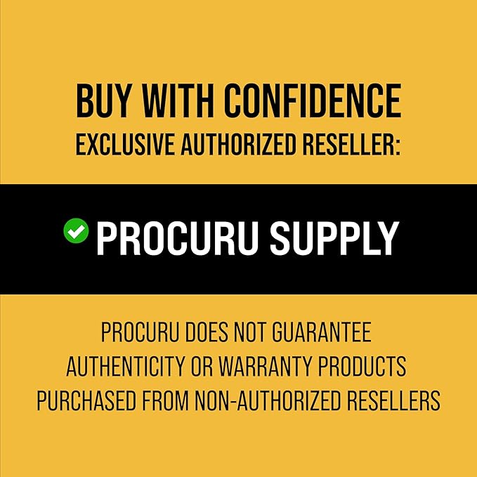 [4-Pack] PROCURU 24" Length x 3/8" Compression x 1/2" FIP Faucet Supply Line Connector, Braided Stainless Steel