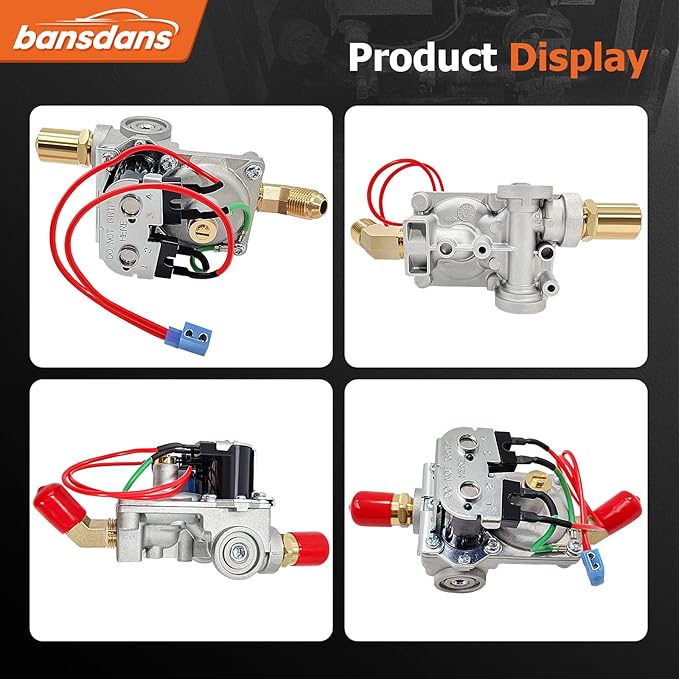 92078 RV Water Heater Gas Valve, 93844 Gas Valve Fit for Atwood 6 Gal Heaters Water Heater Parts Replacement (G6A-8E GC6A-7E GC6AA-10E GCH6A-9E GH6-8E), OE #93870, 93869, 93321