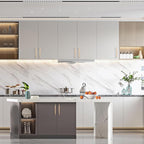 Asidrama 10 Pack 10 Inch(254mm) Brushed Brass Kitchen Cabinet Handles, Cabinet Pulls Kitchen Cabinet Hardware for Cupboard Drawer Pulls