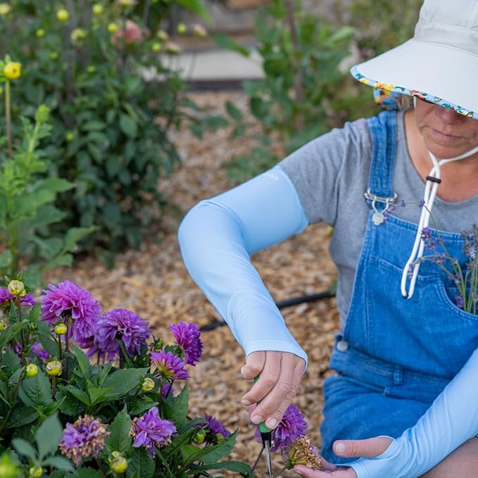 FARMER'S DEFENSE Sleeves | UV Cooling Sleeves | Anti-Scratch Sun Protection Arm Sleeves for Gardening Harvesting Outdoors