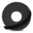 GSCIT Club Black Melamine Edge Banding, 7/8 inch x 500ft Edge Banding with Hot Melt Adhesive Pre-glued Cabinet Edge Banding Flexible Black Veneer Edging for Plywood