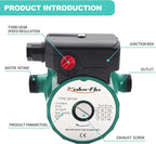 Water Recirculating Pump 3/4 Inch Circulating Water Pump for Water Heater System