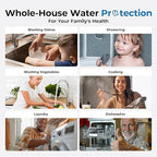 iSpring 3-Stage Whole House Water Filter System, Reduces Iron, Manganese, Hydrogen Sulfide, Heavy Metals, Chlorine, Sediments, 10” x 4.5” Filters, 1” Inlet/Outlet, Model: WGB31B-MKS