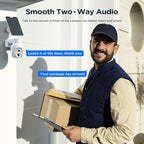 2K Solar Powered Security Cameras Wireless Outdoor, No Subscription, 6-Cam Pack, Home Security Camera System, 360° Pan & Tilt, Color Night Vision, 5G & 2.4G WiFi, 500GB HDD 10CH NVR, Motion Detection