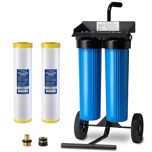 iSpring Spotless Car Wash System, Deionized Water System for Car Wash, RVs, Boats, Motorcycles, and Windows, Model: WGB22BD