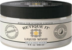 Retique It New and Improved Formula Liquid Wood Coatings - Stainable Primer - Paint It Then Stain it (Bleached Wood, Small)