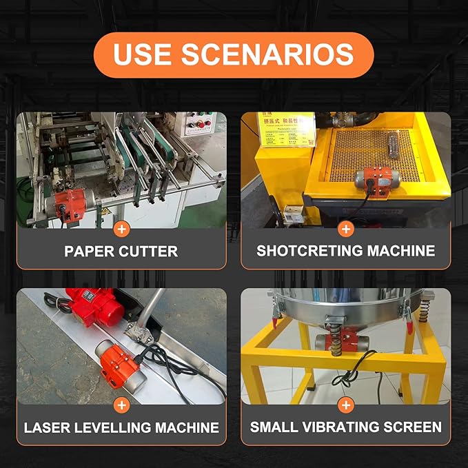 Vibration Motor 30W Concrete Vibrator AC Single Phase 110V 30W-100W 3600Rpm Industrial Vibrating Tool For Sand Shaker Table With US Power Plug