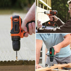 Wood Screws 2-1/2 Inch, FIXLINK Deck Screws #10 x 2-1/2", 105 PCS, Epoxy Coated, T25 Star Bit Above 1500 Hour Salt Spray Coating Outdoor Decking Screws Excellent Rust Resistant for Outdoor Wood Fence