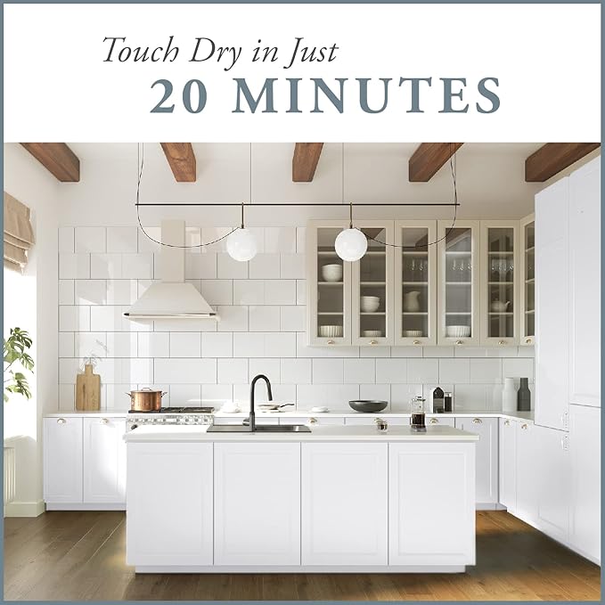 AMY HOWARD AT HOME Chalk-Based One Step Paint for Furniture, Cabinetry, Decor, Finish, and More | No Stripping, Sanding, or Priming | Ultra-Light Base | 32 Ounce | Stoneware